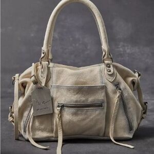 Cream Leather Handbag